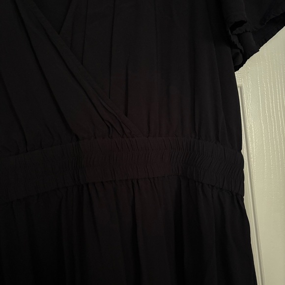 Tommy Bahama Oliana high low black maxi dress size large - Picture 4 of 4